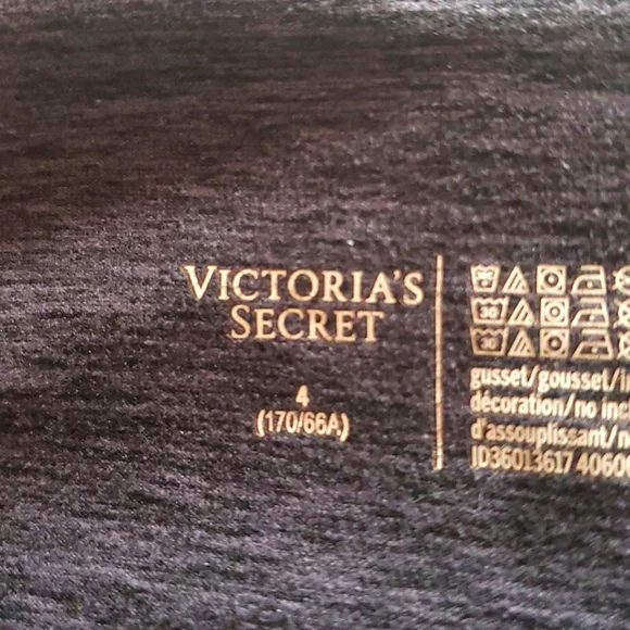 Victoria Secret High-Waisted Black/ Purple Tint Leggings - Picture 5 of 8